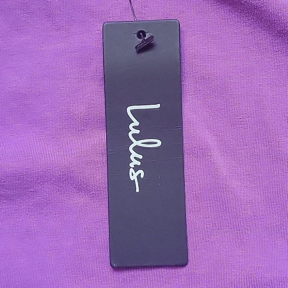 NWT LULUS Purple Tank Top 💜 sz small - Picture 6 of 6
